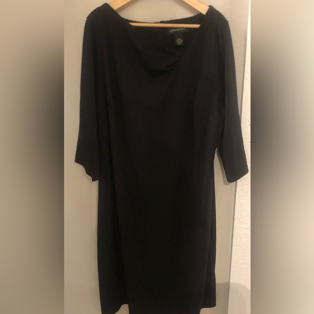 Dress 18/20, blk, midi length, great for work or events
